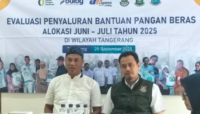 Bulog Tangerang Evaluasi Penyaluran Bantuan Pangan Beras untuk 131 Ribu KPM