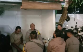 Polsek Cikupa Gandeng Warga Desa Budimulya Gelar Siskamling