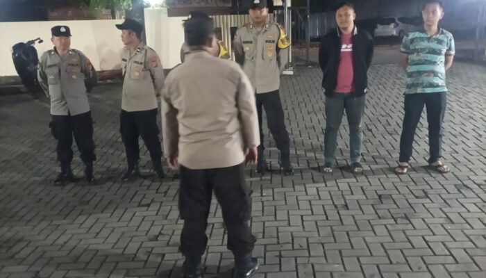 Polsek Panongan Gelar Apel Malam dan Patroli Mobile Antisipasi Gangguan Kamtibmas