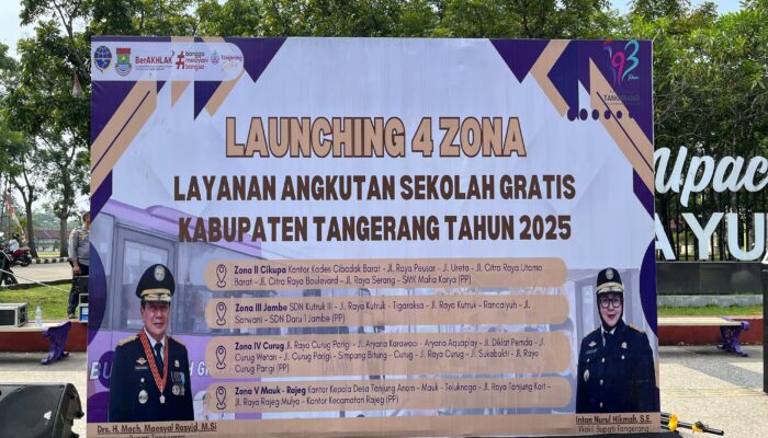 Pemkab Tangerang Tambah Empat Zona Baru Layanan Bus Sekolah Gratis