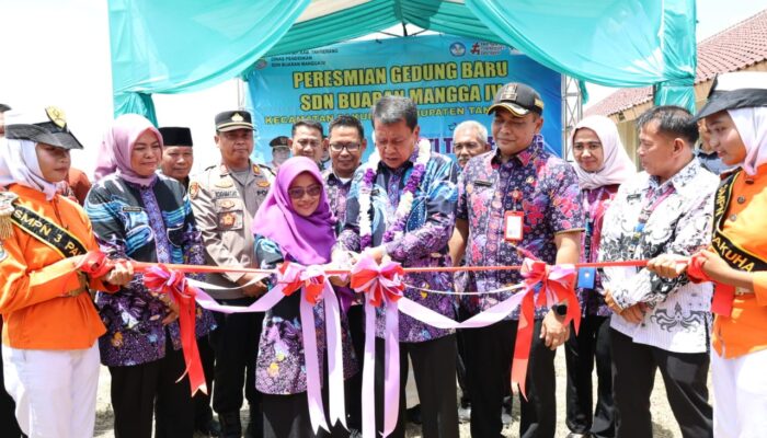 Bupati Tangerang Resmikan Revitalisasi Gedung SDN Buaran Mangga IV di Pakuhaji