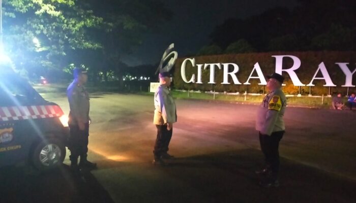 Polsek Cikupa Gelar Operasi Cipta Kondisi, Cegah Gangguan Kamtibmas di Wilayah Hukum Tangerang