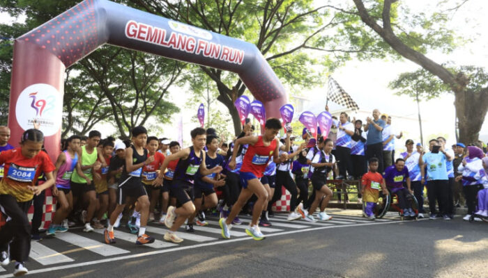 Ribuan Warga Antusias Ikuti Gemilang Fun Run 5K di Kabupaten Tangerang