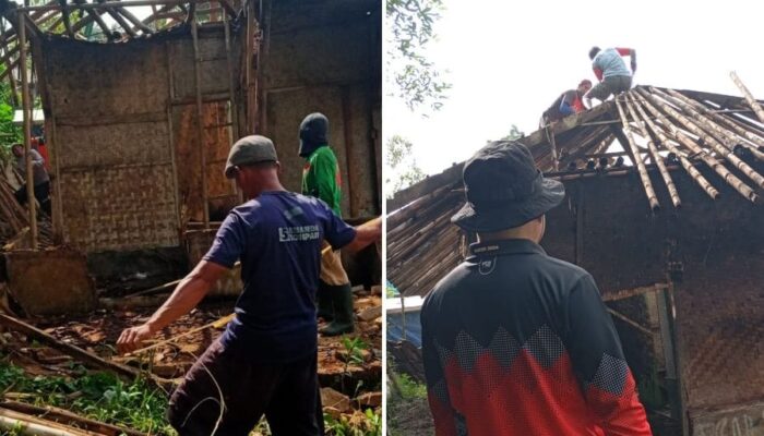 Kepala Desa Bunikasih Turun Tangan Bedah Rumah Warga, Wujud Nyata Jumat Berkah