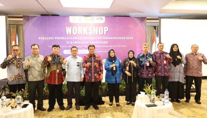 Bupati Tangerang Buka Workshop Evaluasi Pengelolaan Keuangan dan Pembangunan Desa