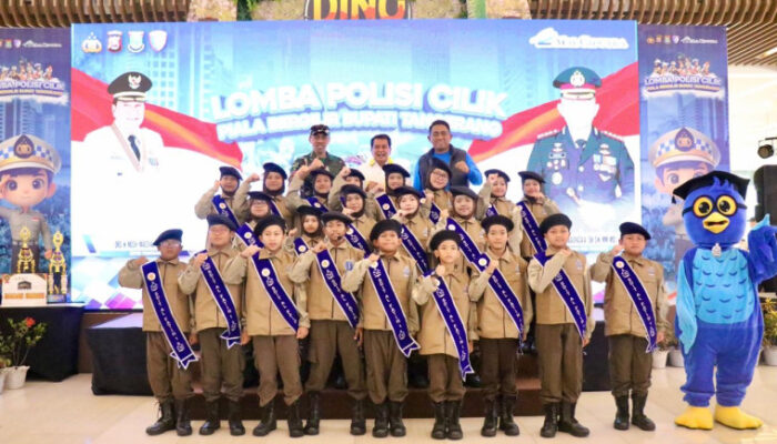 Bentuk Karakter Disiplin dan Cinta Tanah Air Sejak Dini, Bupati Tangerang Buka Lomba Polisi Cilik 2025