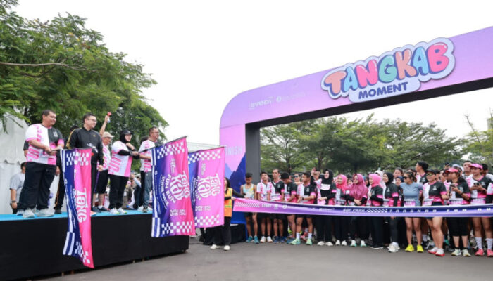 Tangkab Fun Run 2025 Resmi Dibuka Wabup Intan, Dorong Gaya Hidup Sehat dan Transaksi Digital