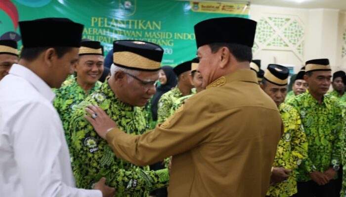 Pelantikan PD DMI Kabupaten Tangerang, Bupati Maesyal Rasyid Tekankan Peran Strategis Masjid