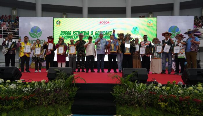 Pemkab Bogor Raih Rekor MURI Lewat BIG KRL 2025, Pameran Daur Ulang Desa Terbanyak