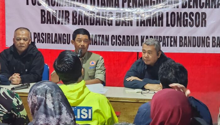 BNPB Siapkan Huntara dan Dana Tunggu Hunian, 564 Korban Longsor Pasirlangu Segera Dipindahkan dari Pengungsian