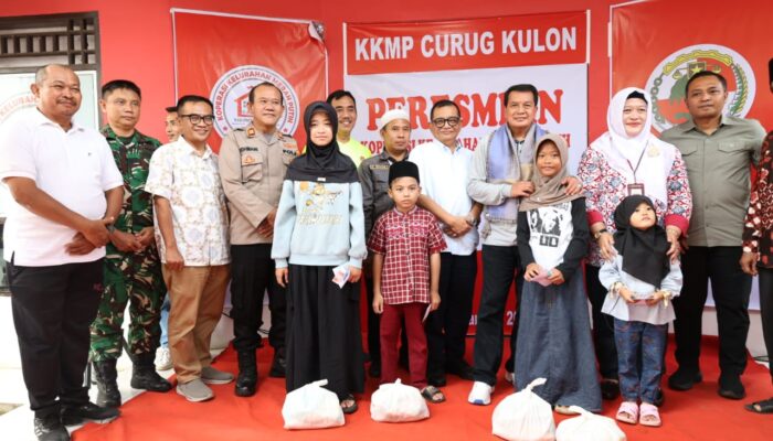 Bupati Tangerang Resmikan Koperasi Kelurahan Merah Putih Curug Kulon