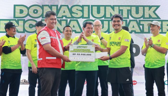 Bupati Tangerang Hadiri Run To Give For Sumatra, Ratusan Peserta Ikuti Lari Amal di Summarecon