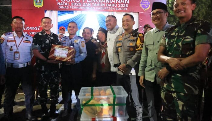 Bupati Bogor Tinjau Pos Pam Pancakarsa, Pastikan Malam Tahun Baru 2026 Aman dan Kondusif