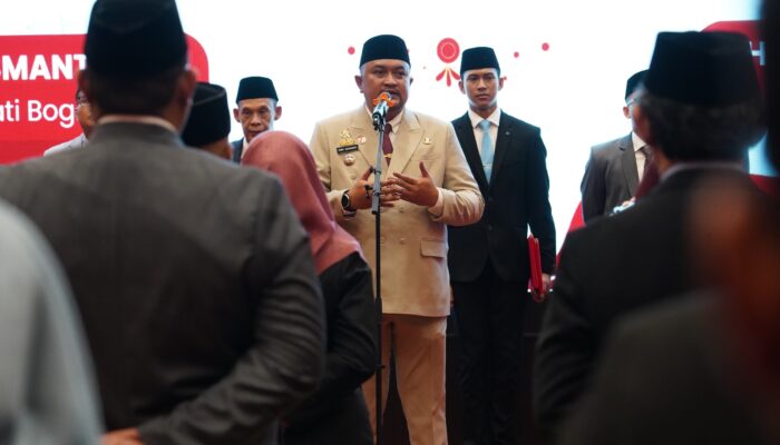 21 Pejabat Dilantik, Bupati Bogor Rudy Susmanto Perkuat Kinerja Birokrasi dan Pelayanan Publik