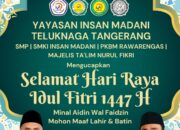 Kepala SMPS Insan Madani Teluknaga Sampaikan Ucapan Idulfitri 1447 H