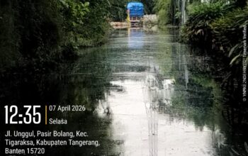 Lagi dan lagi Genangan Diduga Limbah B3 Muncul Lagi, DLHK Tangerang Dipertanyakan 5 IMG 20260407 WA0019