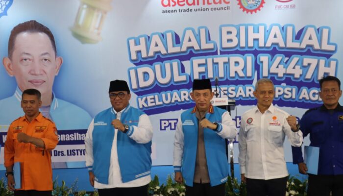 Kapolri Silaturahmi ke PT KMK Global Sport, Tekankan Sinergi Buruh dan Pengusaha