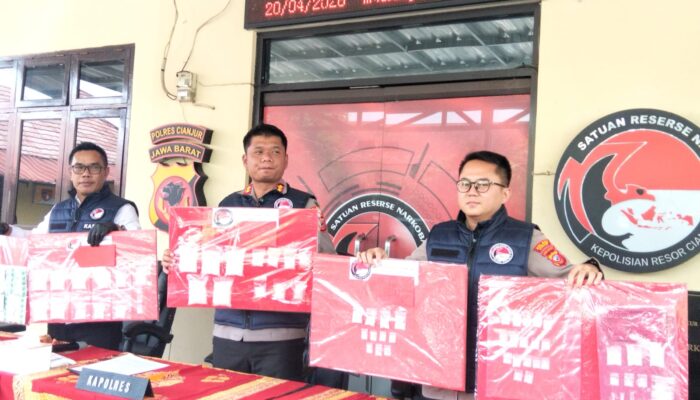 Polisi Gagalkan 648 Gram Sabu di Cianjur, 100 Ribu Orang Terancam