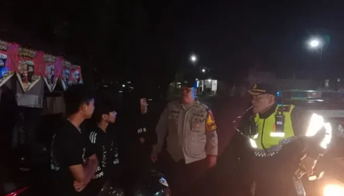 Cegah Tawuran hingga Geng Motor, KRYD Polsek Jalan Cagak Amankan Malam Minggu
