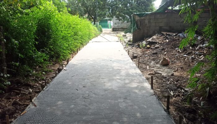 Jalan Lingkungan Kampung Tunggilis Desa Situsari Rampung, Akses Warga Kini Lancar