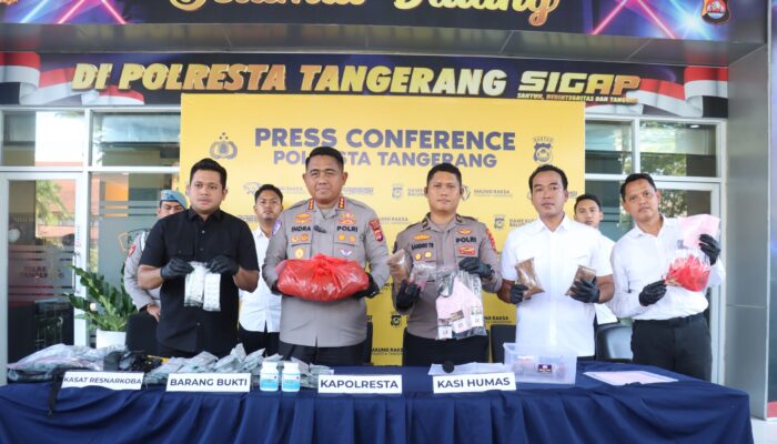 Satresnarkoba Polresta Tangerang Ungkap Dua Kasus Obat Keras Ilegal, Enam Tersangka Diamankan