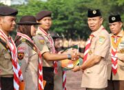 1.251 Anggota Pramuka di Kabupaten Bekasi Dikukuhkan Jadi Pramuka Garuda