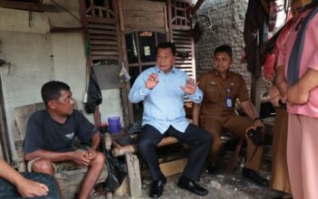 Bupati Tangerang Tinjau RTLH Milik Warga Jayanti, Rumah Baru Herman Segera Dibangun