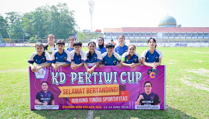 Syukur Memayungi Kelapa Dua, KD PERTIWI Cup 1 Resmi Dibuka Meriah di Stadion Mini Kelapa Dua
