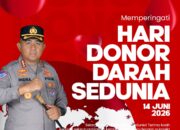 Hari Donor Darah Sedunia, Kapolresta Tangerang Ajak Masyarakat Jadi Pahlawan Kemanusiaan