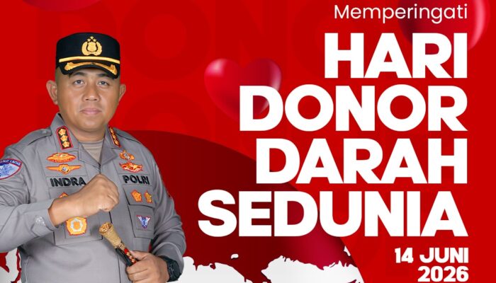 Hari Donor Darah Sedunia, Kapolresta Tangerang Ajak Masyarakat Jadi Pahlawan Kemanusiaan