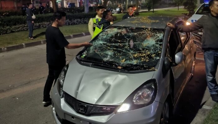Langsung Cek TKP, Polsek Cikupa Selidiki Dugaan Pengrusakan Mobil di Citra Raya