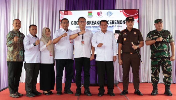 Ground Breaking Gedung 6 Lantai RSUD Balaraja, Pemkab Tangerang Perkuat Layanan Kesehatan