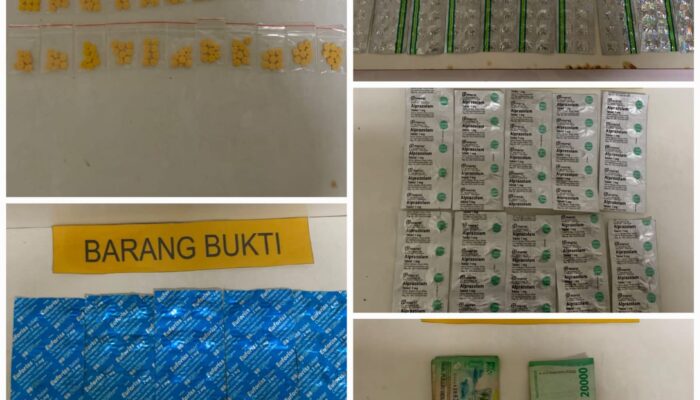 Satresnarkoba Polresta Tangerang Tangkap Pengedar Obat Keras Ilegal, Ratusan Butir Disita