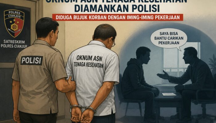 Oknum ASN Tenaga Kesehatan di Cianjur Diamankan Polisi, Diduga Imingi Korban Pekerjaan untuk Melancarkan Aksi Asusila