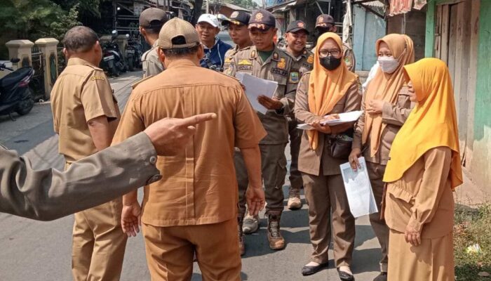 Pemkab Bekasi Mulai Tahapan Penertiban Bangunan Liar di Sepanjang Saluran Sekunder Balong Tua