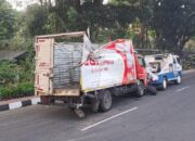 Truk Ekspedisi Terguling di Cibinong, Satlantas Polres Bogor Gerak Cepat Evakuasi, Arus Lalu Lintas Kembali Normal