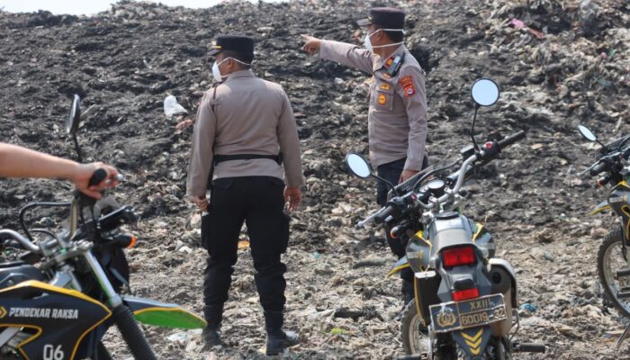 Polresta Tangerang, TNI, dan Damkar Patroli Cegah Kebakaran di TPA Jatiwaringin
