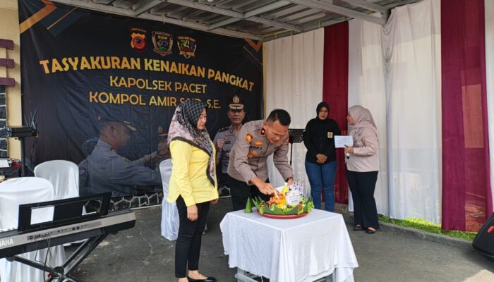 Kapolsek Pacet Gelar Tasyakuran Kenaikan Pangkat, Perkuat Sinergi Polri, TNI, dan Pemerintah di Cianjur