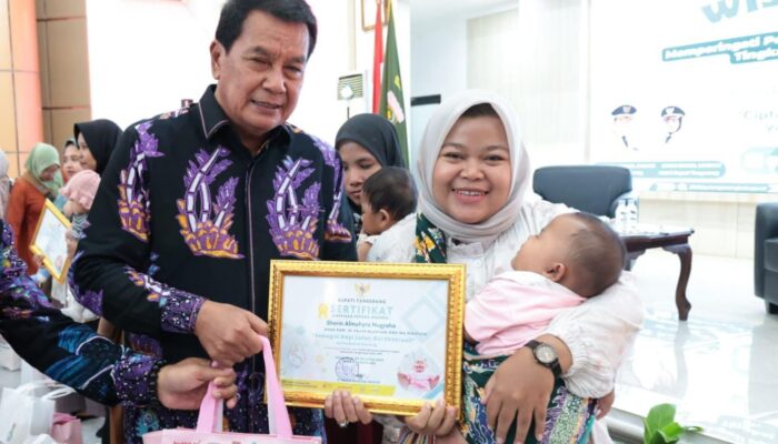 Bupati Tangerang Wisuda 132 Bayi Penerima ASI Eksklusif pada Peringatan Pekan Menyusui Sedunia 2026