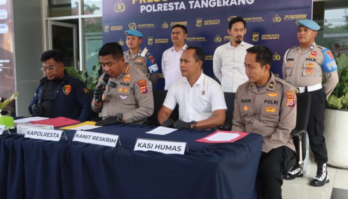 Lima Terduga Pelaku Pengeroyokan dan Kekerasan Seksual di Panongan Ditangkap Polresta Tangerang