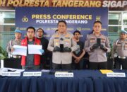 Tiga Mata Elang Diduga Peras Pengendara, Diamankan Satreskrim Polresta Tangerang