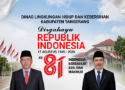 DLHK Kabupaten Tangerang Sampaikan Ucapan HUT ke-81 Kemerdekaan RI