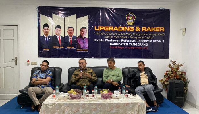 KWRI Kabupaten Tangerang Gelar Raker dan Diskusi Publik, Bahas Ancaman Deepfake di Era Digital