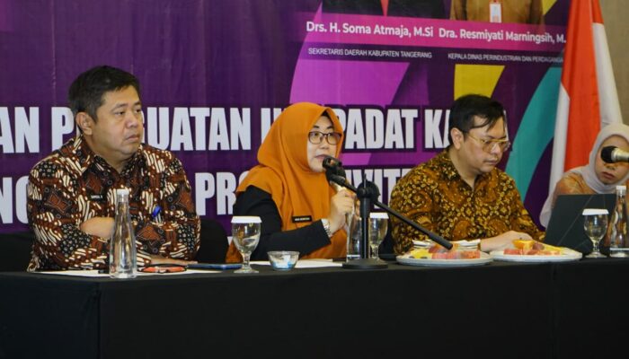 Disperindag Kabupaten Tangerang Perkuat IKM Padat Karya, 11 Kawasan Industri Didorong Tertib SIINAS