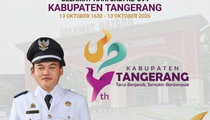 Kades Cibetok H. Aenilah Syarif Ucapkan Selamat Hari Jadi ke-394 Kabupaten Tangerang